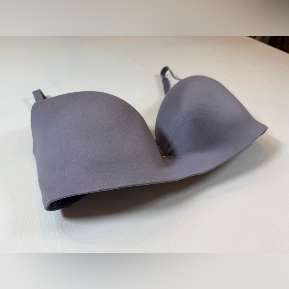 Tommy John Second Skin Lightly Lined Wireless Bra Gray Ridge 36DDD (bin Q)